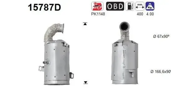 Katalysator AS 15787D Bild Katalysator AS 15787D