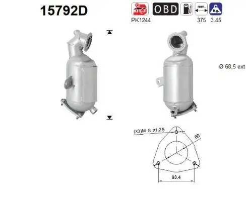 Katalysator AS 15792D