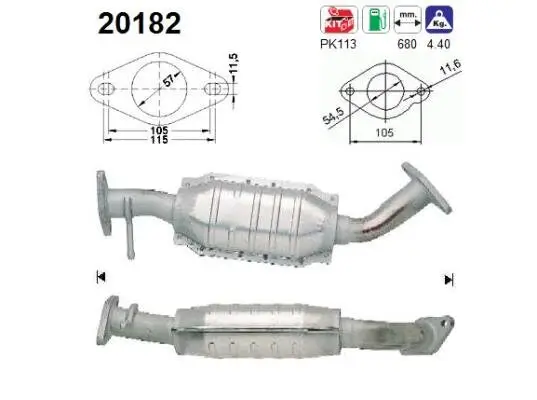 Katalysator AS 20182 Bild Katalysator AS 20182