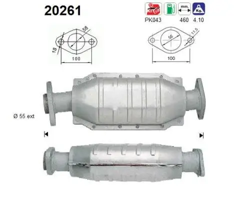 Katalysator AS 20261 Bild Katalysator AS 20261
