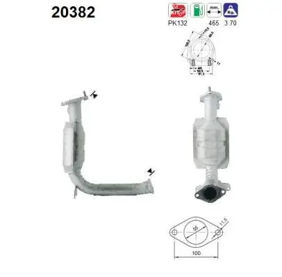 Katalysator AS 20382 Bild Katalysator AS 20382