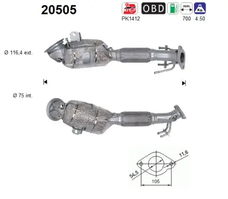 Katalysator AS 20505