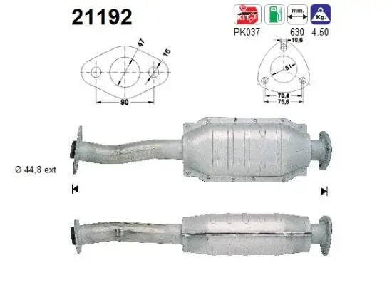 Katalysator AS 21192 Bild Katalysator AS 21192