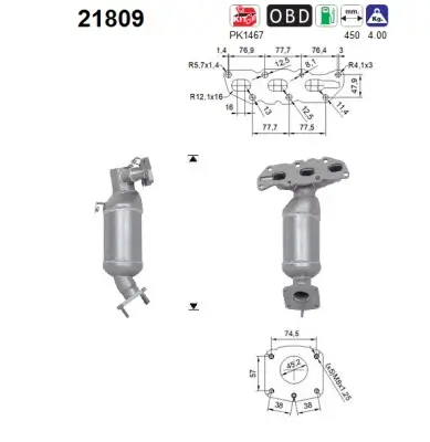Katalysator AS 21809
