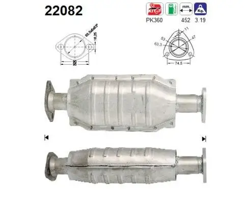 Katalysator AS 22082