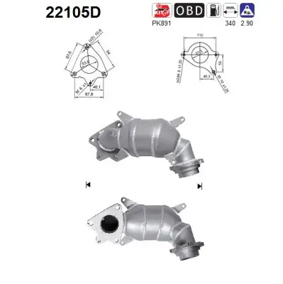 Katalysator AS 22105D