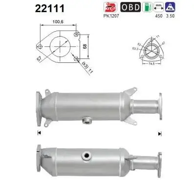 Katalysator AS 22111 Bild Katalysator AS 22111