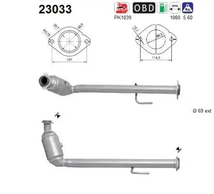 Katalysator AS 23033