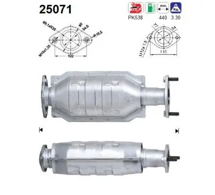 Katalysator AS 25071