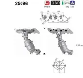 Katalysator vorne AS 25096