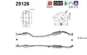 Katalysator hinten AS 25126