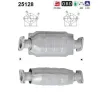 Katalysator hinten AS 25128