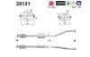 Katalysator hinten AS 25131