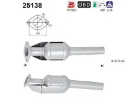 Katalysator hinten AS 25138