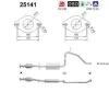Katalysator hinten AS 25141