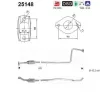 Katalysator hinten AS 25148