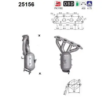 Katalysator AS 25156 Bild Katalysator AS 25156