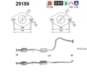 Katalysator hinten AS 25158