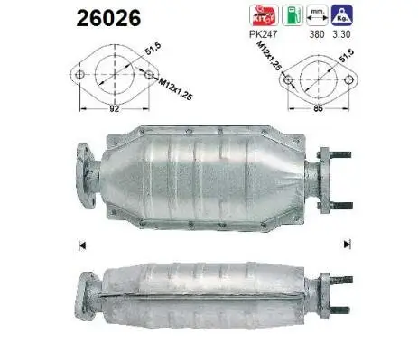 Katalysator AS 26026
