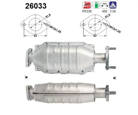 Katalysator AS 26033