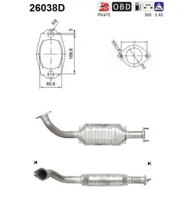 Katalysator AS 26038D