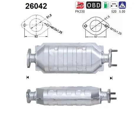 Katalysator AS 26042