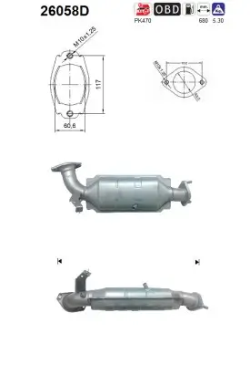 Katalysator AS 26058D