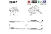 Katalysator hinten AS 26067