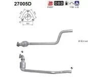 Katalysator links AS 27005D