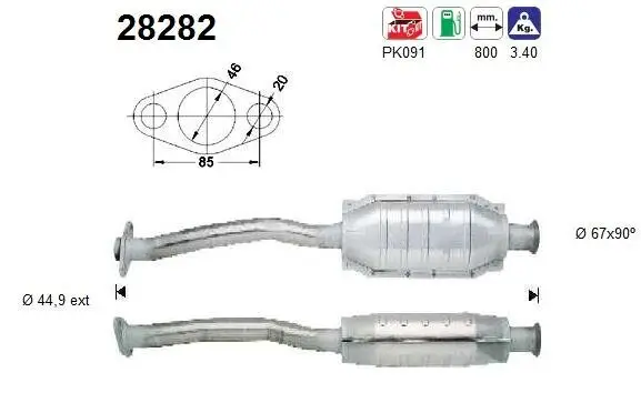 Katalysator AS 28282