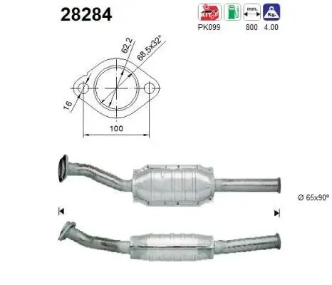 Katalysator AS 28284