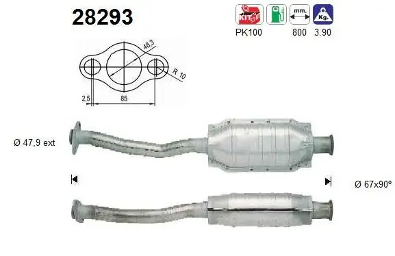 Katalysator AS 28293