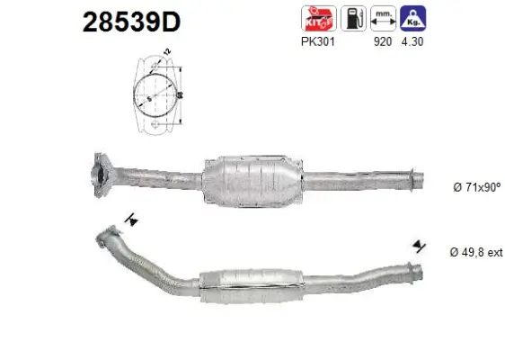 Katalysator AS 28539D