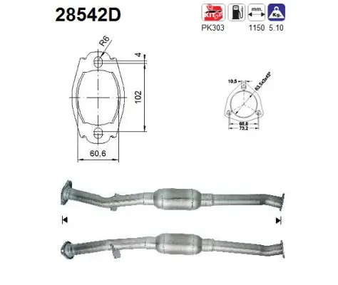 Katalysator AS 28542D