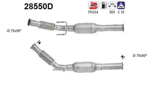 Katalysator AS 28550D