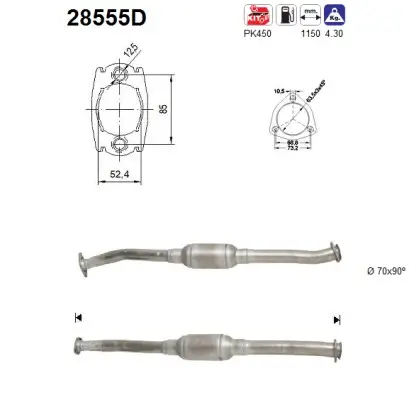 Katalysator AS 28555D