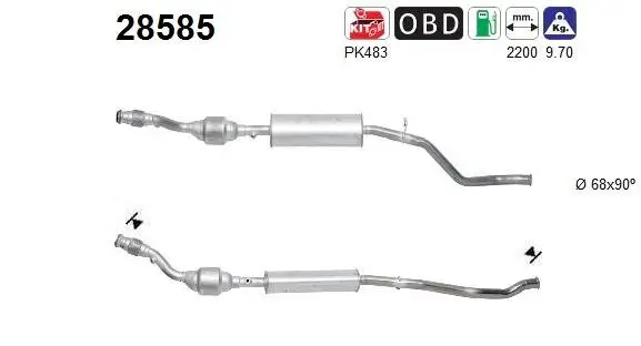 Katalysator AS 28585