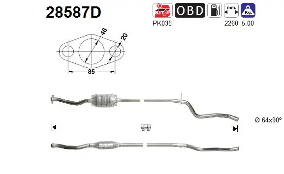 Katalysator AS 28587D