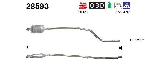 Katalysator AS 28593