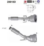 Katalysator hinten AS 28618D