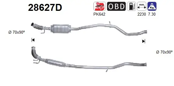 Katalysator AS 28627D