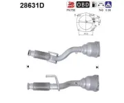 Katalysator hinten AS 28631D