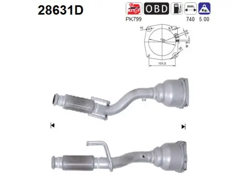 Katalysator AS 28631D