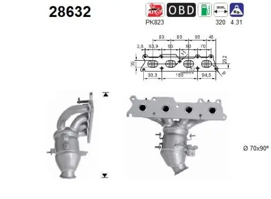 Katalysator AS 28632