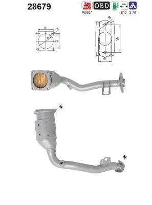 Katalysator AS 28679 Bild Katalysator AS 28679