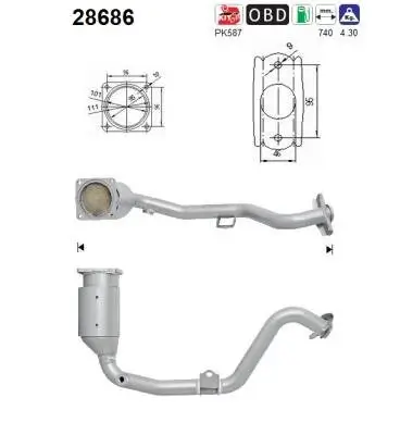 Katalysator AS 28686