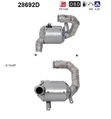 Katalysator AS 28692D Bild Katalysator AS 28692D