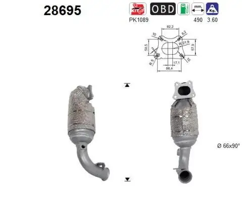 Katalysator AS 28695