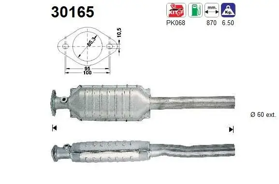 Katalysator AS 30165