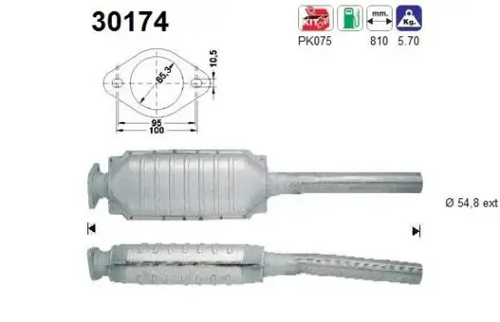 Katalysator AS 30174 Bild Katalysator AS 30174